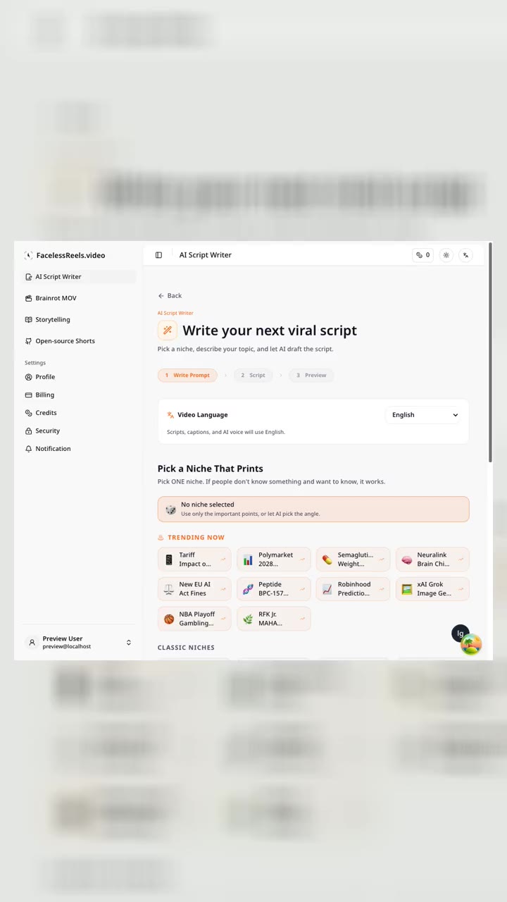 AI Script Writer